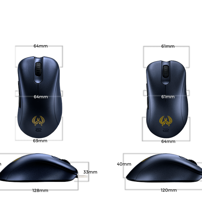 ZOWIE EC1-B eSports Mouse CS:GO Edition-Addice Inc