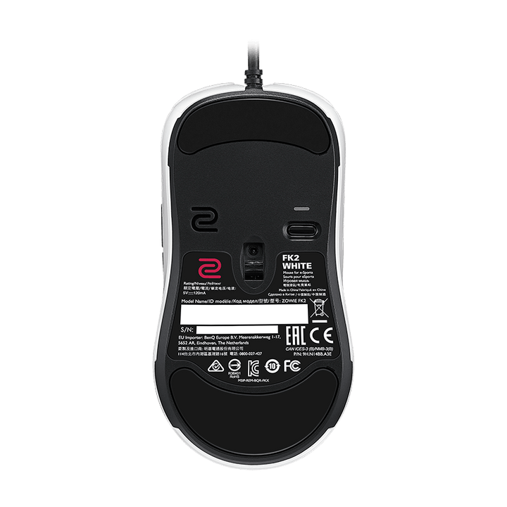 ZOWIE FK2 eSports Mouse White Special Edition High Profile-Addice Inc